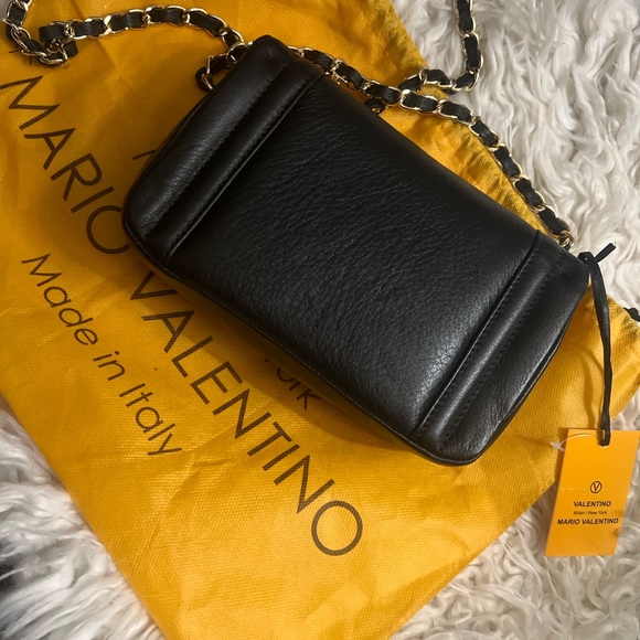 Mario Valentino Black Crossbody Bag BNWT - Picture 9 of 9